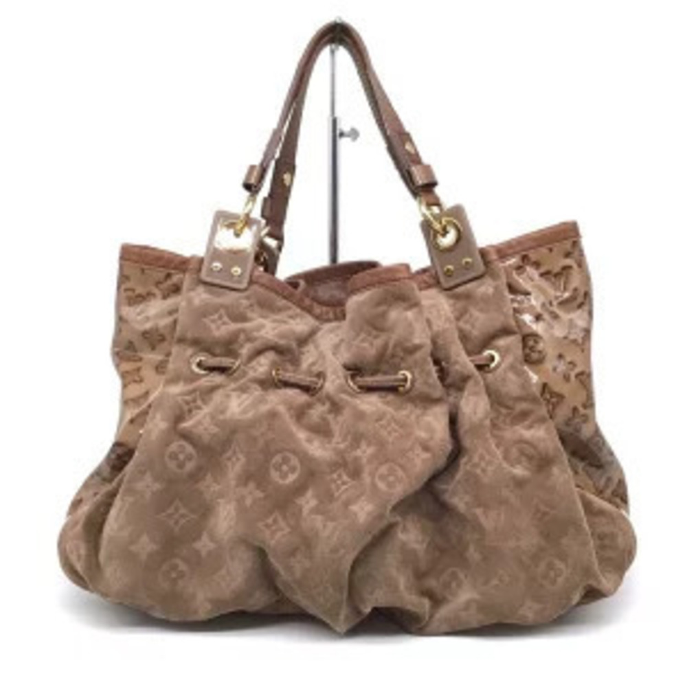 Louis Vuitton Irene Brown Handbag Moss Suede